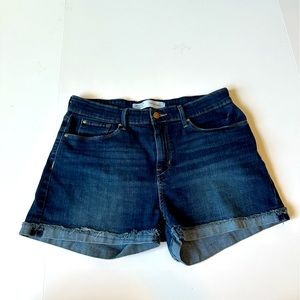 Women’s 10 Signature by Levi Strauss High Rise‎ Dark Denim Shorts